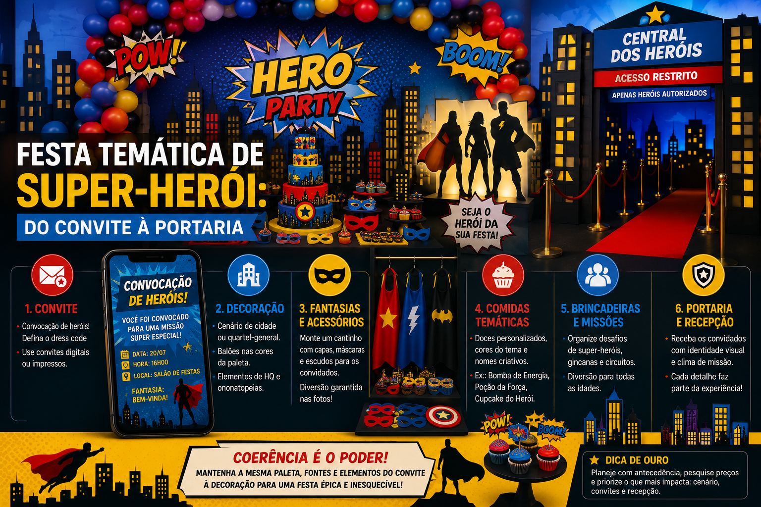 Festa Temática de Super-Herói