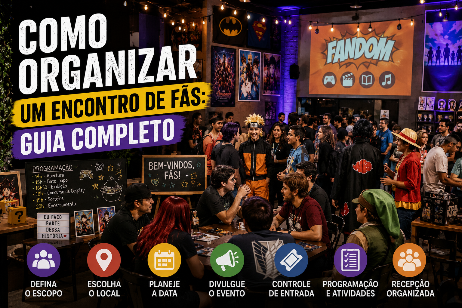 Como Organizar um Encontro de Fãs: Guia Completo